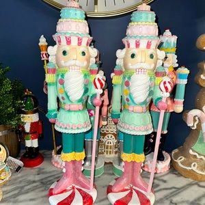 Holiday Candyland sugared nutcracker